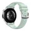 Adecuado para Huawei Watch5 Correa de Silicona Oficial Mismo Estilo Patrón Vertical Correa de Reloj de Silicona Tipo Pulsador 42 mm/46 mm