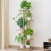 Suporte de Flores para Interior Estilo Nórdico para Uso Doméstico, Decoração de Varanda, Arte em Ferro Sala de Estar Simples Suporte de Vasos de Flores Multi-Camadas Suspense para Plantas Verdes