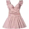 Traje de baño de una pieza para mujer, nuevo estilo verano 2024, puro y seductor estilo falda, conservador, que oculta el abdomen, adelgazante, realza busto pequeño, traje de baño para vacaciones