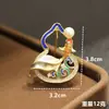 Broche Retro de Carpa y Calabaza Estilo Chino, Gama Alta, Lujo Ligero, Exquisito Broche para Hanfu y Cheongsam, Pin Accesorio para Traje