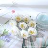 K Fabricante Cabezas de Flores de Capullos de Rosa Artificiales DIY Ropa Sombreros Accesorios para Ramo de Boda Pared de Flores Arreglo Floral Hecho a Mano
