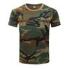 Leeson Outdoor Camuflagem Roupas Masculinas de Manga Curta Verão Camiseta Esportiva de Secagem Rápida Roupas de Treinamento Físico Ao Ar Livre Camiseta Tática