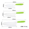 Cuchillo de Fruta de Plástico para Niños, Cuchillo para Pan Tostado, Cuchillo para Pasteles, Cuchillo Pelador de Verduras, Cuchillo para Suplementos Alimenticios de Bebé, Cuchillo para Cortar Verduras