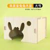 Saco de mel planador hamster flor ramo ouro seda paisagem abrigo especial madeira à prova d'água pequena casa quarto único suprimentos para animais de estimação