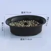 Sala de Estar de Fábrica Acolhedora Pinheiro Plantas Verdes Falsas Cipreste Rochoso Pinheiro Árvore Vaso de Pedra Planta Rochedo Paisagismo Arranjo de Flores Decoração Pequenos Enfeites