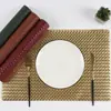 Manteles Individuales Tejidos de Lujo Ligero Moda Nórdica Manteles de Mesa para Hotel Hogar A prueba de Aceite Antideslizantes Aislamiento Térmico Manteles Individuales Creativos Venta al por Mayor