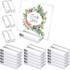 Base Ranura para Tarjetas Acrílica Soporte Transparente Portatarjetas Tarjeta de Número de Mesa de Boda Pantalla de Tarjetas Boda Alta Transparencia