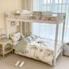 Juego de tres piezas para cama de dormitorio estudiantil Algodón puro 100% Algodón Dormitorio Individual 3 Cama litera de secundaria y universidad Juego de seis piezas