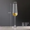 Taça de Vinho Tinto Vidro de Cristal Taça de Vinho Conjunto de Vinho para Casa Taça de Vinho de Luxo Leve Europeu de Alto Valor