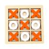 Weiweihu juego de mesa de madera XO tres en raya entrenamiento de pensamiento lógico para niños interacción padre-hijo juego de mesa doble ajedrez y juegos de cartas