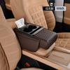 Almofada para caixa de apoio de braço de carro almofada elevatória caixa de lenços do console central do carro bolsa de armazenamento porta-copos almofada de caixa de apoio de braço integrada