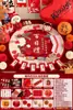 Fundo para Celebração dos 100 Dias do Bebê, Cena de Decoração para Lua Cheia e Primeiro Aniversário, Fundo de Banner, Adereços para Fotos, Estilo Chinês