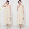 Vestido Branco Tie-Dye com Alças Finas, Versão Lisa, 26 Novos Estilos, Vestido de Praia Estilo Étnico para Viagem a Yunnan, Sanya, Xinjiang, Tailândia