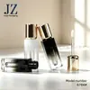 Jinze Tampa Dourada Pontual Gradiente Preto/Branco Pérola Frasco Quadrado Tubo de Brilho Labial Tubo Plástico Vazio Material de Embalagem