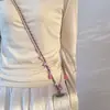 Teléfono Móvil Cuerda Larga de Dos Colores Anti-Pérdida Colgante Fuerte Personalizado para Parte Trasera Lateral Colgante Diagonal Hebilla Doble Cuerda Larga Ajustable