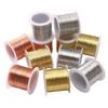 Alambre de Cobre que Conserva el Color Hilo para Cuentas DIY Manualidades Hechas a Mano Alambre para Envoltura de Joyería Tejido Kit de Accesorios de Material de Alambre de Cobre