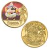 Monedas Conmemorativas de Dragon Ball Son Goku Vegeta Monedas de Anime Monedas de Metal Fundido Mercancía Regalos Coleccionables