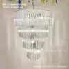 Adereços de Casamento Ferro Forjado Multi-Camadas Lâmpada de Cristal Bar de Gelo Lustre Pingente de Acrílico Casamento Coreano Palco Decoração de Teto