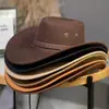 Sombrero de Vaquero Occidental Verano Exterior Viaje a Xinjiang Sombrilla Dali Sombrero de Protección Solar Sombrero de Senderismo para Mujer Carretera del Desierto para Hombre