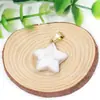 Pendente Estrela de Ágata Vermelha do Fornecedor Fabricante Colar Estilo Coreano Pingente Joias de Quartzo Rosa Moda Presente Dia dos Namorados 20*6