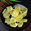 Gran ejemplar de espato de cristal natural en bruto, amarillo, púrpura y rosa, piedra fragante para aromaterapia, material de tallado en grava, adornos desmagnetizantes