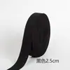 Em Estoque Preto e Branco Imitação de Nylon Veludo Dupla Face Cós Liso Elástico de Alta Elasticidade