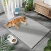 Colchoneta para perro verano refrescante colchoneta especial para dormir colchoneta para perro anti-mordeduras resistente a los arañazos resistente al desgaste universal para las cuatro estaciones colchoneta de hielo para mascotas
