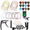 Set de Combinación de Tono para Tocar Guitarra Set de Cuidado y Mantenimiento de Cuerdas de Guitarra Juego de Cuerdas de 3