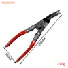 Alicates de separación de faros con mango rojo, alicates de alta calidad para encender faros, herramienta para quitar hebillas de goma, destornillador con hebilla de goma, herramienta para modificar placas de palanca.