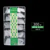 Dicas de Unhas Beauty Cílios 408 Peças Transparente Fosco Ultra Finas Sem Marca Sem Gravação Full Stick Meio Stick Tamanho Único Recarga
