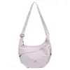 Bolso Cruzado para Mujer, Nuevo Estilo Coreano, Bolso de Hombro con Cremallera de Gran Capacidad, Bolso de Nylon tipo Bollo Versátil Casual para Estudiantes