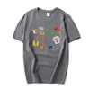 Camiseta Divertida con Estampado de Dibujos Animados para Mujer Verano 2026 Nueva Talla Grande Estilo Coreano Ins Holgada y Versátil Algodón Puro Top de Manga Corta