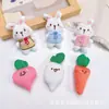 Nuevos Accesorios de Conejo y Zanahoria de Tela de Dibujos Animados DIY Accesorios para el Cabello Hechos a Mano Bolsas para Ropa Broches Accesorios Joyería DIY