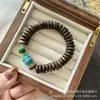 Pulsera de madera de agarwood Qinan natural aceite viejo para hombre y mujer pulsera de cuentas para jugar