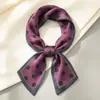 Lenço Pequeno Estampado Primavera e Outono Dongdaemun para Mulheres, Pequena Decoração de Fita, Laço para Bolsa, Lenço de Seda, Venda por Atacado de Lenços, Laço, Pequeno Estilo Chanel