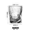Ventas de Fábrica de Taza Martillo Whiskey Cuadrada Diseño de Nicho Ins Taza de Vidrio para Licores Copa de Vino Taza de Uso Común