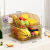 Tigela de Frutas Multicamadas para Casa, Cesta de Frutas para Mesa de Centro da Sala de Estar, Prato de Exibição para Armazenamento de Lanches Doces na Mesa de Jantar