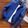Jaqueta Masculina Jaqueta Casual de Lã Polar Outono e Inverno Masculina Cardigã de Lã Oversize Plus Size Suéter de Lã de Cordeiro