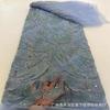 Tela con Cuentas Patrón de Flor de Agua del Medio Oriente Tubo de Cuentas Lentejuela Tela de Malla Bordada Vestido Cheongsam Tela Bordada