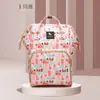 Nova Bolsa de Maternidade 2020 Multifuncional Grande Capacidade Mochila Feminina Portátil para Saída Bolsa de Mãe Logo Imprimível