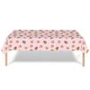 Toalha de Mesa de Plástico Descartável Decorativa Rosa com Tema de Festa de Piquenique Morango Nova de Fábrica