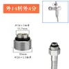 Accesorios de Grifería Triple Grifo de Ducha Rosca Inversa Válvula Mezcladora Tornillo Adaptador de Grifo de Bañera Baño