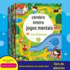 Livro de Adesivos Jogo de Pensamento de Cérebro Inteiro 6 Livros Livro de Figurinhas para Desenvolvimento da Inteligência do Bebê Livro para Desenvolvimento do Potencial do Cérebro Inteiro
