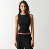 Aliexpress Nuevo Chaleco Deportivo Casual de Canalé para Mujer Moda Trendy Europea y Americana Camiseta Base para Mujer