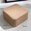 Exquisita Caja de Joyería Portátil de Viaje Estilo Europeo para Mujer, Lujo Ligero, Gama Alta, Caja de Almacenamiento para Anillos, Collares, Pendientes