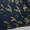 Vintage Preto Ouro Seda Flor e Pássaro Cheongsam Jacquard Tecido Colete Chinês Tecido Em Relevo Jaqueta Terno Roupas X20