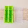 Forma de Gelo de Silicone de Grau Alimentício Gelo Congelado Rapidamente Cubo de Gelo Forma de Gelo para Uísque Fácil de Desenformar Forma de Gelo Doméstica Forma de Gelo Caixa de Gelo