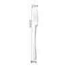 Elegante Juego de Cubiertos de Acero Inoxidable 304 para el Hogar: Cuchillo para Bistec, Tenedor, Cuchara, Cucharita de Postre y Café, Tenedor de Frutas, Cuchara para Mezclar