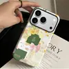Funda de Teléfono con Flor de Lazo Más Vendida Transfronteriza Adecuada para iPhone 17 Película Dos en Uno Manzana 18 Pro Funda Dura