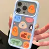 Funda de teléfono Zoo colorida adecuada para Apple 17 Pro, 16 Pro Max, funda de cielo estrellado, cubierta protectora Huawei Mate 80